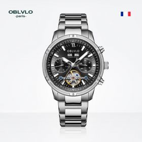 OBLVLO CM Series Mens Designer Watches Steel Automatic Watch CM-T-YBY
