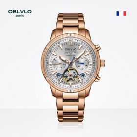 OBLVLO CM Series Mens Designer Watches Steel Automatic Watch CM-T-PWP