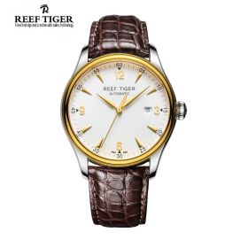 Classico Heritage SS/YG/Whit/Alligator LE - RT7101 Auto