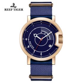 1980S Limited Edition RG/Blue/NY - Reef Tiger RT6305 Automatic