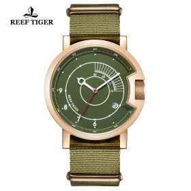 1980S Limited Edition RG/Green/NY - Reef Tiger RT6305 Automatic