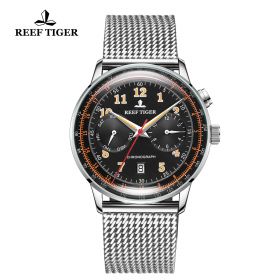 Limited Edition Respect SS/Black/SS Men watch - RT8600 Auto