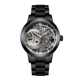 OBLVLO Phantom Skeleton Watches Steel Automatic Watches-VM-BBWB